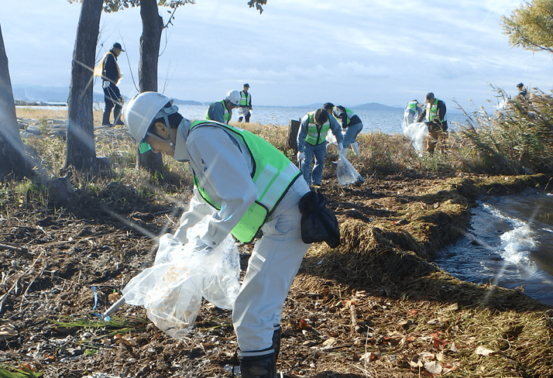琵琶湖における環境保護活動を実施、計画していきます。(6.6)